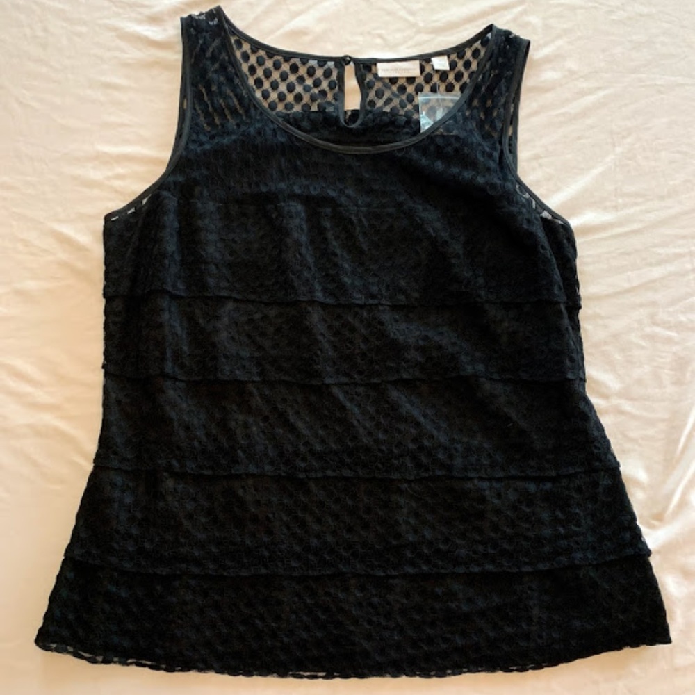 Women's Ruffle Sleeveless Top